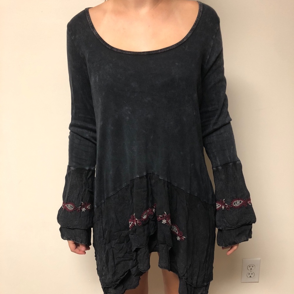 Embellished ruffle too